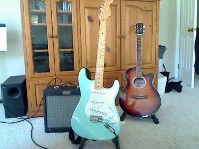 Stratocaster and Blues Jr